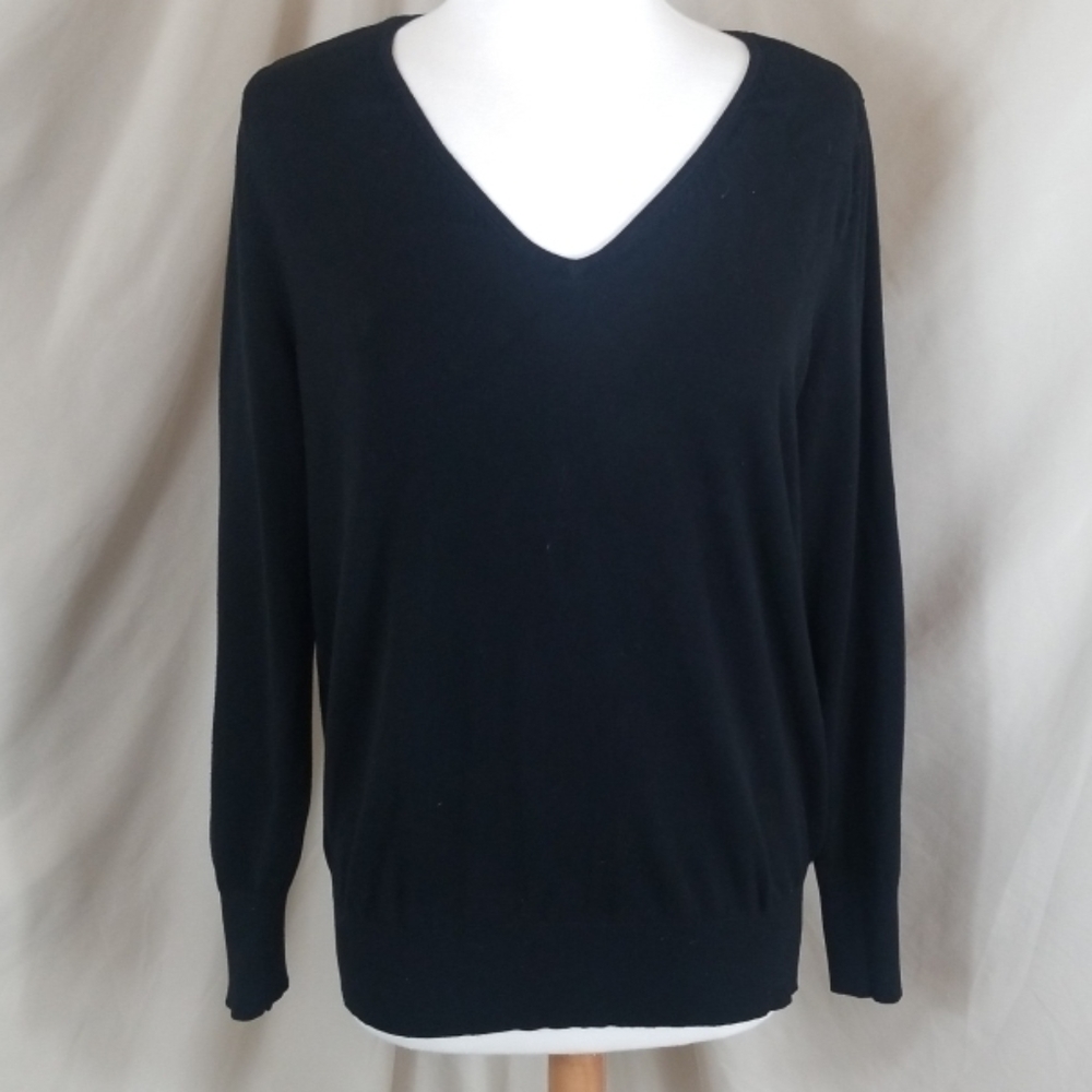 Lane Bryant black V-neck Sweater